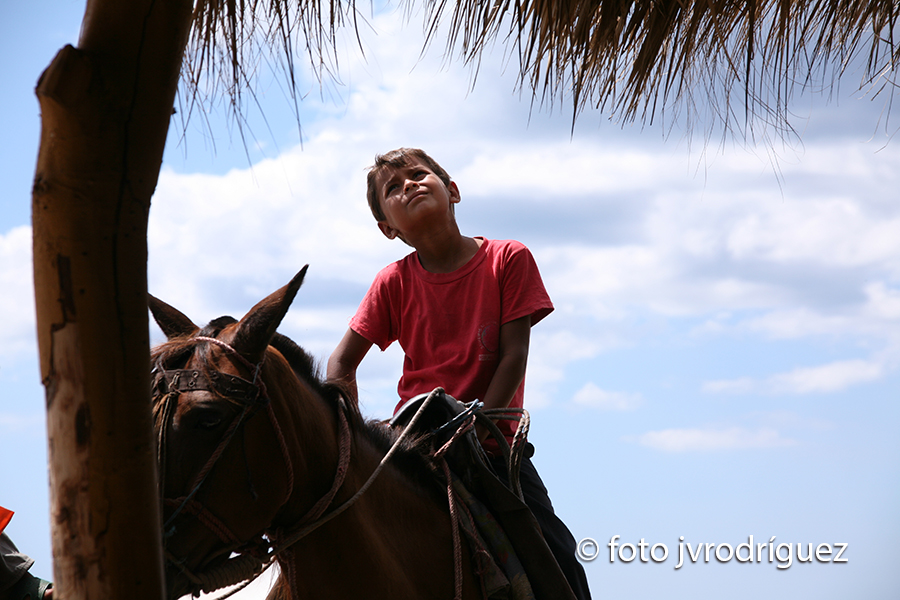 Trabajo infantil, alquiler de caballos, JV Rodríguez