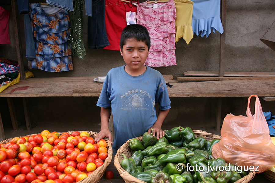 Trabajo infantil, vendedor, JV Rodríguez